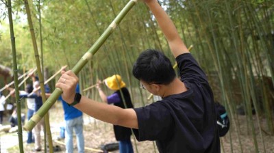 竹森活竹杖建走竹林步道(林業及自然保育署 花蓮分署提供)